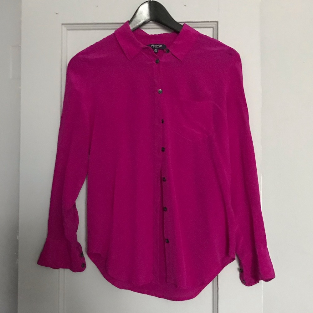 Madewell silk blouse